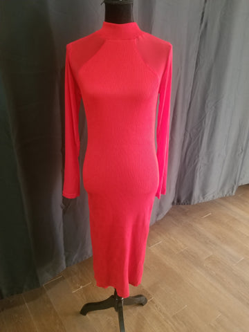 "Red Ribbon" Sweater Dress