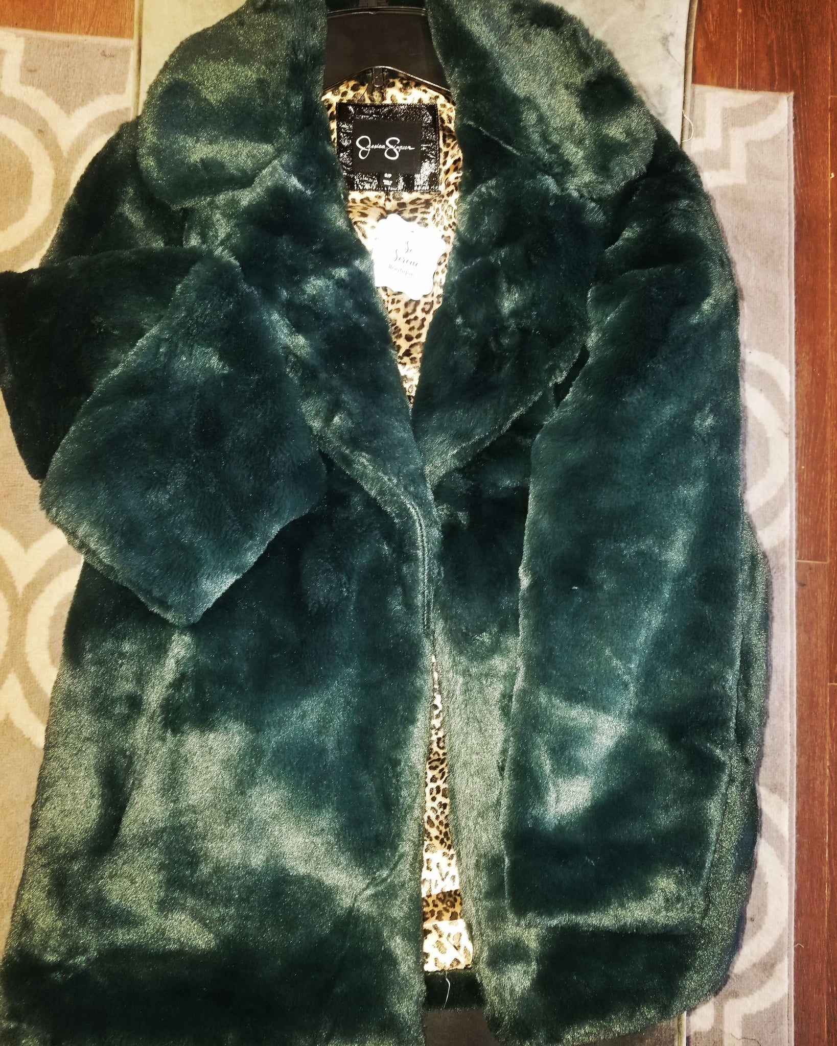 "Jessica Simpson" Faux Fur Coat